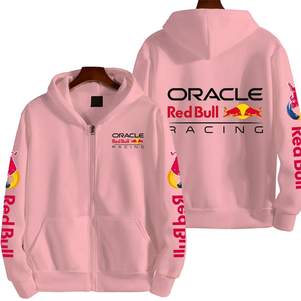 WowClassic Heren Hoodies & Sweatshirts Red Bull Couple Racing Sport Rits Hoodie S