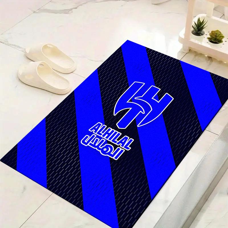 Al-Hilal Saudi Football Club Carpet Rug for Living Room Bedroom Home Sofa Decoration, Kids play Non-slip Floor Mat