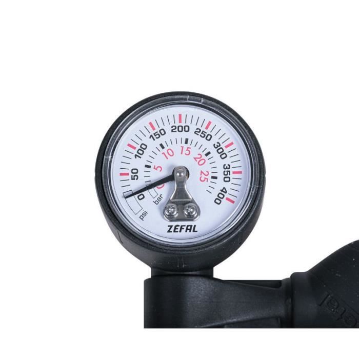 Pompe à vélo - ZEFAL - Z Shock - Argenté/Noir - 270 mm