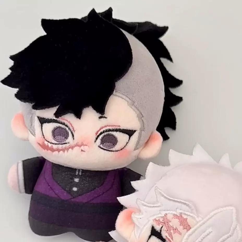 Demon Slayer Plush Doll 10cm Giyuu Tomioka Muichiro Tokito Anime Stuffed Doll Backpack Pendant Collectible Decor Gift For Fans