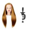 Flecht- und Styling-Mannequinkopf mit gerader Ponyfrisur – Permierbar, Färbbar und Ideal für Friseur- und Schnittübungen