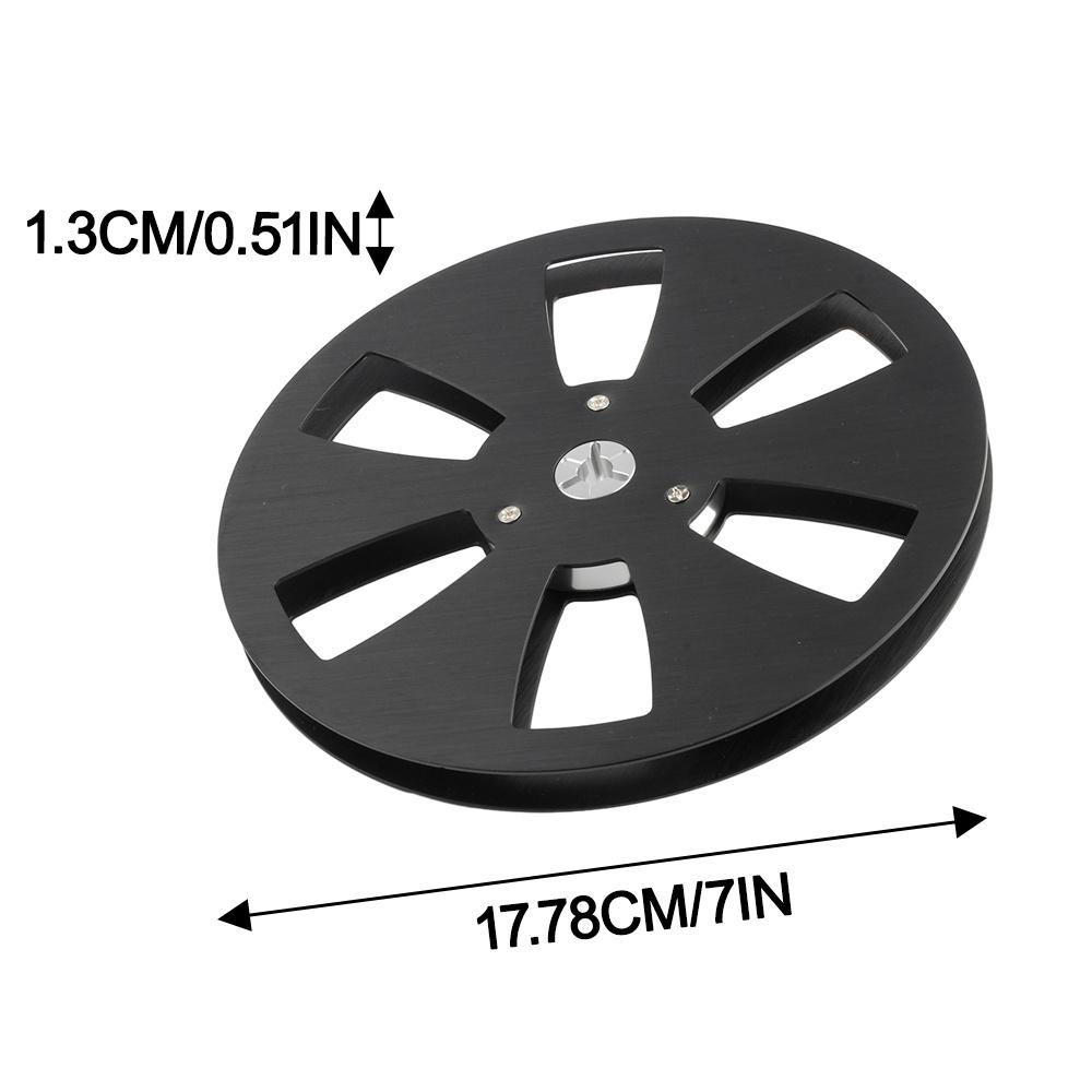 Bandă de înregistrare cu 6 găuri, 7 inci, bobina de îndoire/rezistență la uzură, casetă cu rolă deschisă, bandă pentru bobine din aliaj de aluminiu pentru Studer ReVox/TEAC/BASF