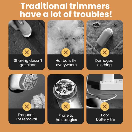 Electric Lint Trimmer Easy To Use Electric Fabric Shaver Rechargeable Cordless Clothes Sweaters Lint Shaver