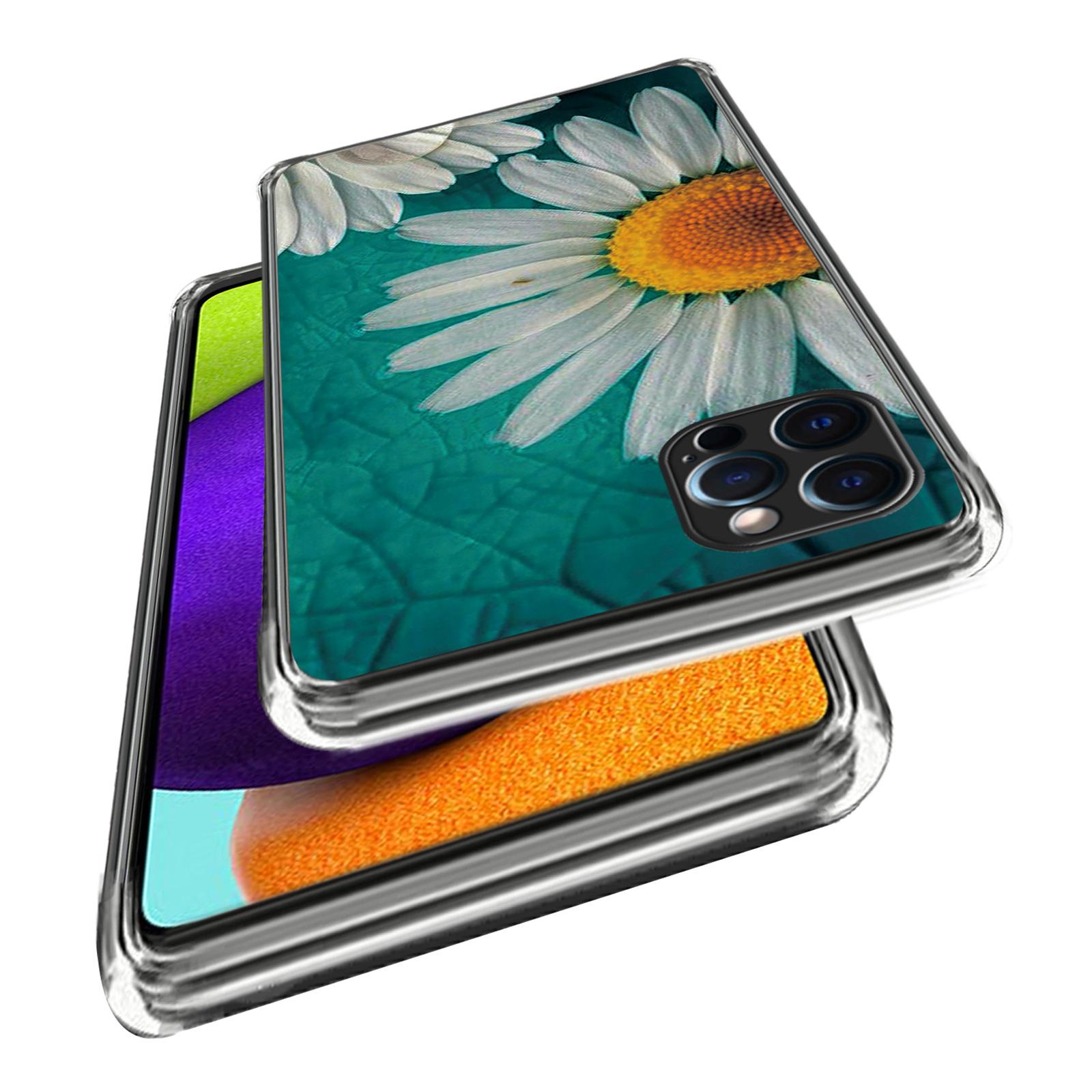 

For iPhone 15 Pro Max Pattern Printing TPU Case Slim Phone Back Cover Daisy