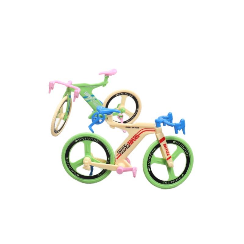 1/3/5Pcs Dollhouse Mini Simulation Cute Bicycle Road Bike Model Toys Miniature Home Scene Ornament Doll House Accessories