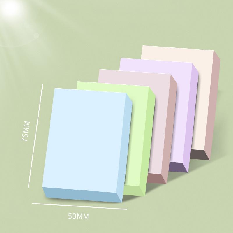 

Post T Notes Morandi Color Can Be Pasted By Hand-teared Color Message Notes Sticky Notes Work and Study N Times