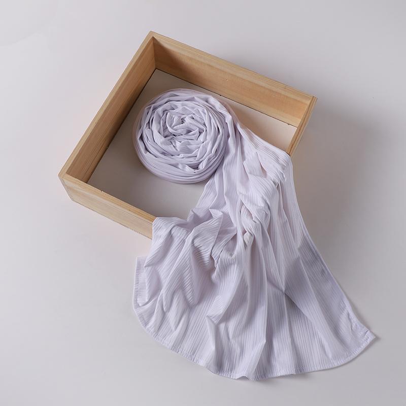 Ribbed Jersey Hijab Muslim Plain Scarf Crepe Hijab Scarf Soft Islamic Shawl Wraps Headband Voile Femme Musulman