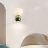 New Nordic Home Decor Wall Lamps Plastic Material Lightings Modern Soft Style Pumpkin Shape Bedroom Lustres