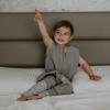 Muslin Footed Sleeping Bag S (1-2 Years) Gray