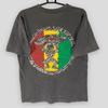 Vintage 90er Bär Surfbrett sonnengebleichtes T-Shirt Streetwear Surfbekleidung Freizeit-Outfit schwarz verblasst Single-Stitch T-Shirt Medium