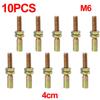 10PCS Motorcycle Universal M6 Adjustment Clutch Hollow Screws Throttle Cable Parts Agricultural Machinery Kart Throttle