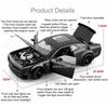1:18 Hellcat 720S Car Toy Alloy Diecast Model Sound and Light Doors Opened Front Wheel Steering Vehices Birthday Gift for Friend