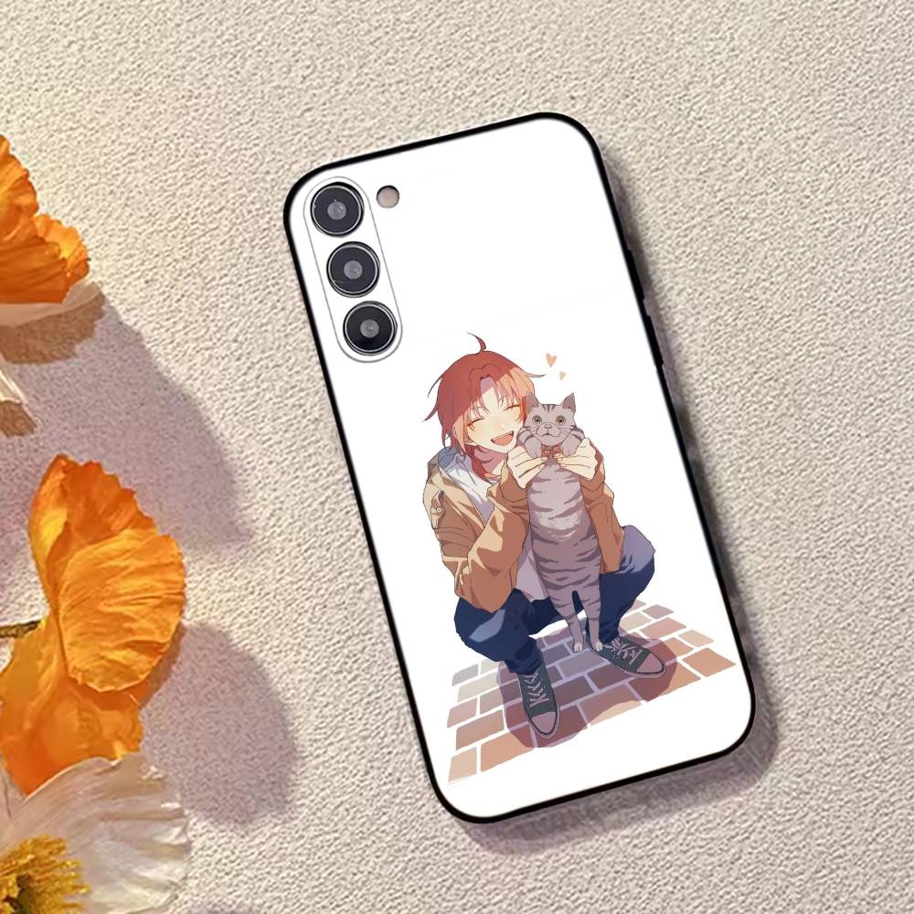 Game Ensemble Stars Tsukinaga Leo Phone Case Silicone Soft For Samsung Galaxy A73,A72,A71,A70,A53,A52,A51
