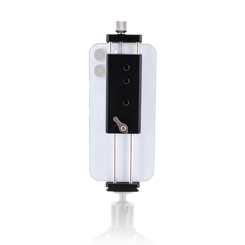 Aluminum Phone Tripods Mount with Cold Shoe and Arcas Swisses Quick Release Plate for Smartphones