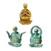 Meditation Yoga Sea Turtle Figurine Small Coastal Beach Animal Sculpture Resin Zen Statue for Aquarium Fish Tank Home Desk Decor