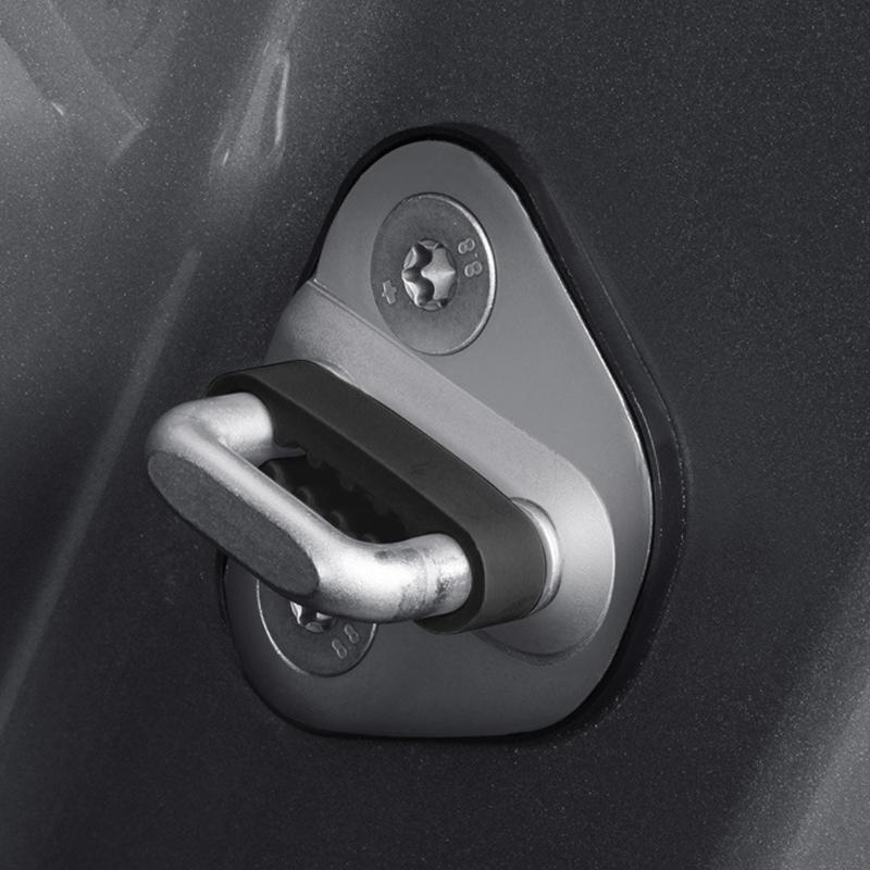 Auto Door Buffer Pad Silicone Shock Absorb Noise Reduction Strips Universal Edge Guards 4Pcs for Most Cars & SUVs