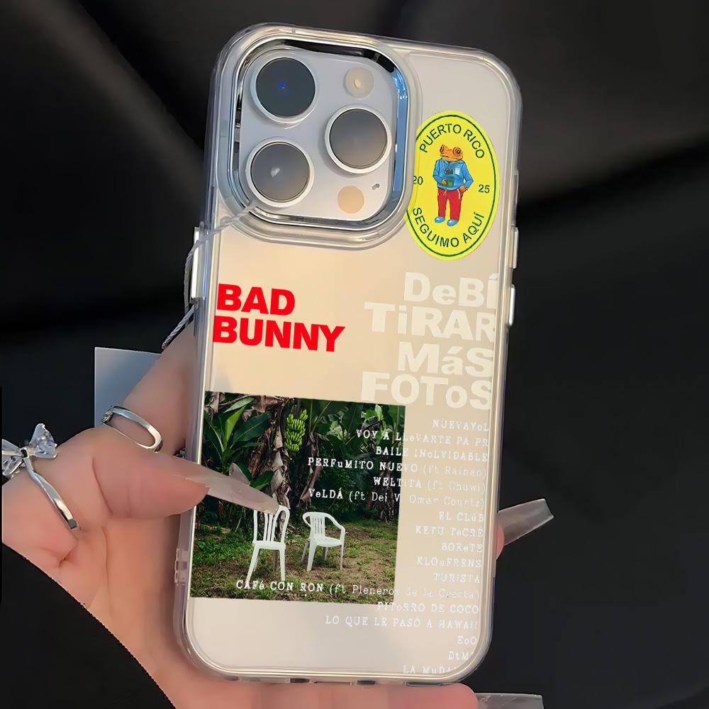 Custodia Nuova per Telefono Singer B-Bad B-Bunny DtMF Per IPhone 17 16e 16 15 14 13 12 11 Mini Pro Max X XR XSMAX 8 7 Air Plus Copertura Morbida