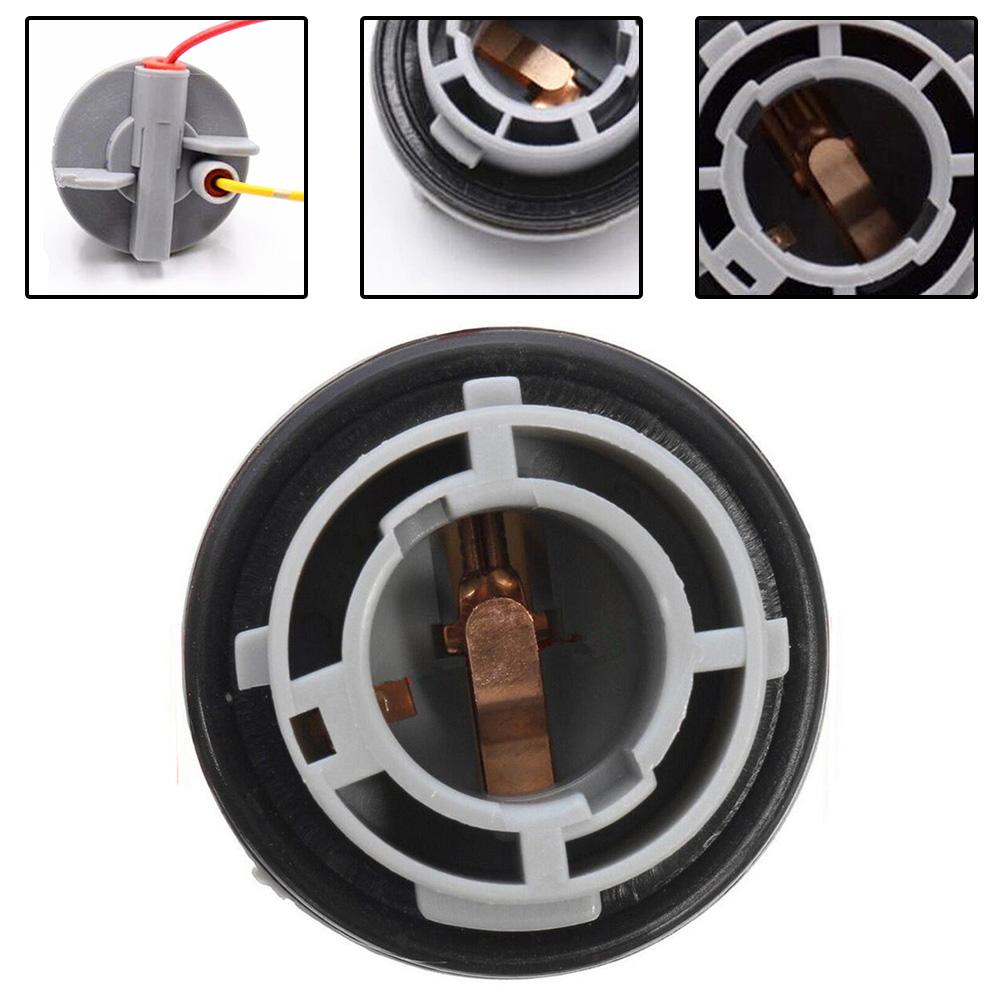 2x Konektor držáku žárovky Patice žárovky Držák lampy Pro směrové světlo Brzdové světlo Zadní světlo Boční světlo Lampa BA15S 1156 382