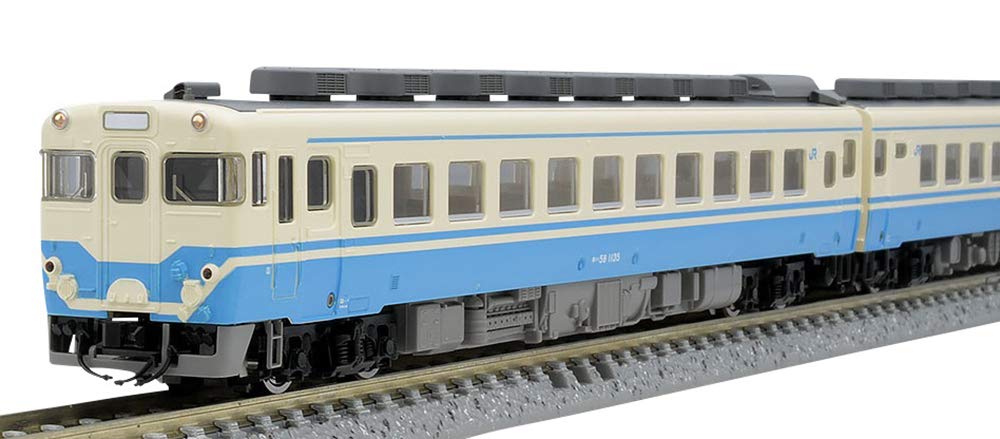 

TOMIX N Gauge Kiha58 Series Panoramic Window Type JR Shikoku Color Set 2 Cars 98081 Железнодорожная модель дизельного вагона