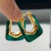 2Pcs Fashionable And Elegant Retro U-Shaped Earrings, Women'S High-End And Light Luxury Earrings Are A Great Gift