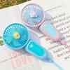 USB Mini Strong Wind Handheld Fan USB Rechargeable Mini Desktop Air Cooler