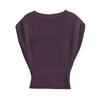 Fashion Style 2024 Autumn New Women's Thick Needle Knitting Wide round Neck Sleeveless Casual Comfortable Top 5536100