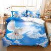 3D-Design Gedrucktes Premium-Qualität Tier Taube Bettwäsche-Set Daunendecke mit Kissenbezug Doppelbettgröße Einzelbett King-Größe