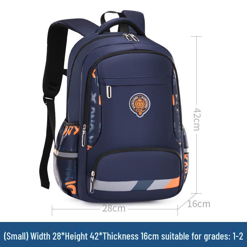 Waterproof Lightweight School Backpack for Boys - Large Capacity, Burden-Reducing Design