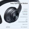 Bluetooth Headphones Over Ear, 60 Hours Playtime Foldable Headphones Wireless Bluetooth Hi-Fi Stereo Deep Bass with 6 EQ Modes, Adjustable
