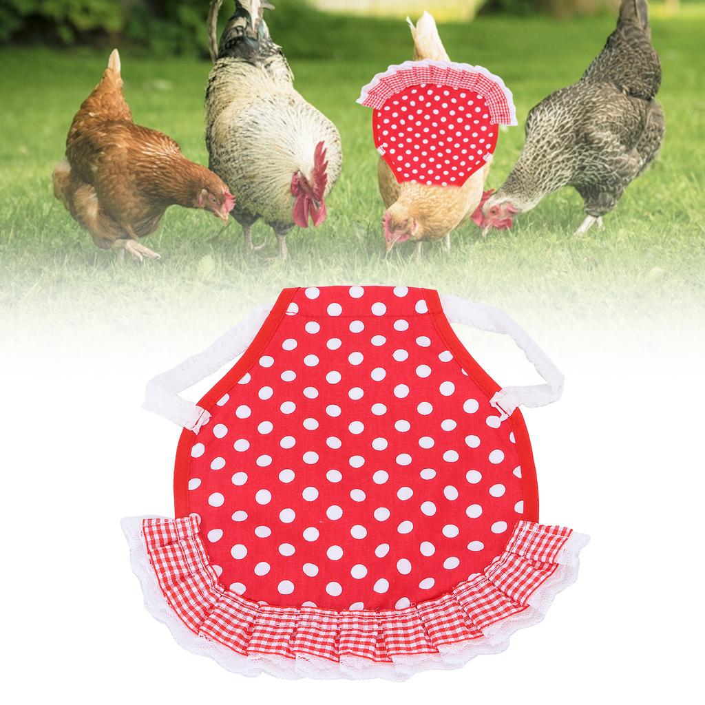 Hühnervest Schöne Elastische Spitze Haustier Rücken Schürze für Hühner Enten Gänse