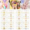 Wrist Arm Face Leg Face Temporary Tattoo Rabbit Carrot Eggs Flower Freckle Tattoo  Easter Day