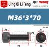 High-Strength Black Hex Socket Head Cap Screw, M8-M48, Fine Thread, Full Thread, Fine Pitch