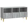 TV Stand In Grey Sonoma 102 X 34.5 X 50 Cm Particleboard