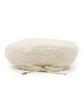 Eondeokeonteulolseutyudio Winter Boucle Beret Plate Beret / Strap / Boucle / Cream