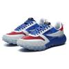 Fila Gara Round Toe Lace-Up Shock Absorbing Wear-Resistant Breathable Low-Top Dad Shoes Men Sneaker Bright-Blue F12M124140FDW
