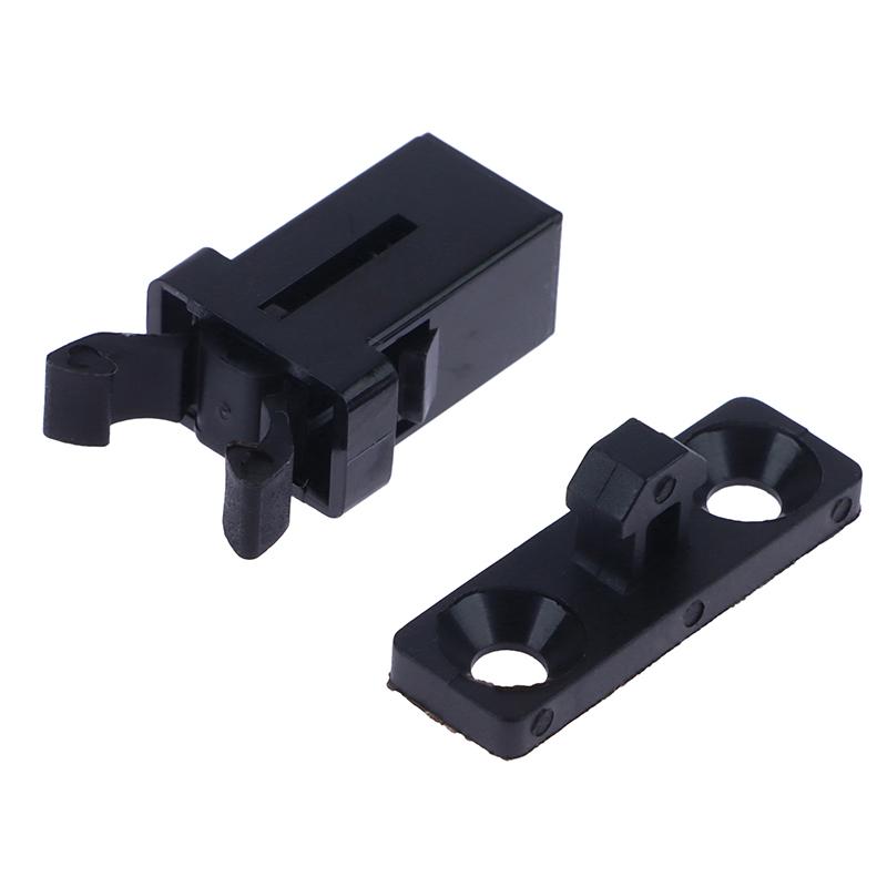 10 Adet Çöp Kutusu Plastik Kilit Kendinden Kilitlenen Anahtar Yedek Yakalama Uyumlu Kapak Çöp Kutusu Mandalı Tamir Klipsi