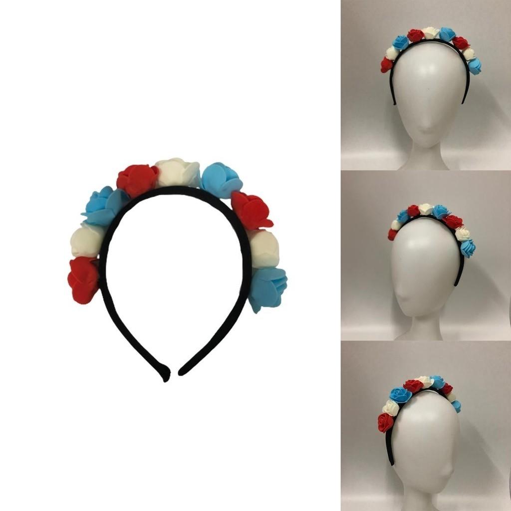 Stunning Red White Blue Flower Crown A Must-have For The Queen's 70th Platinum Jubilee