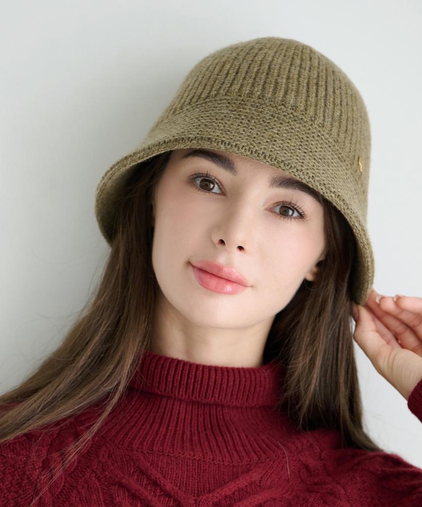Koipeu Basic Wool Knit Bucket Hat Cf083Ht101