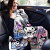 1pc Kuromi & Hello Kitty Blanket, Soft Throw for Home Decor, Gift Idea, Living Room, Travel, Camping, Car Blankets, Beach, Office Naps, Suitable for A