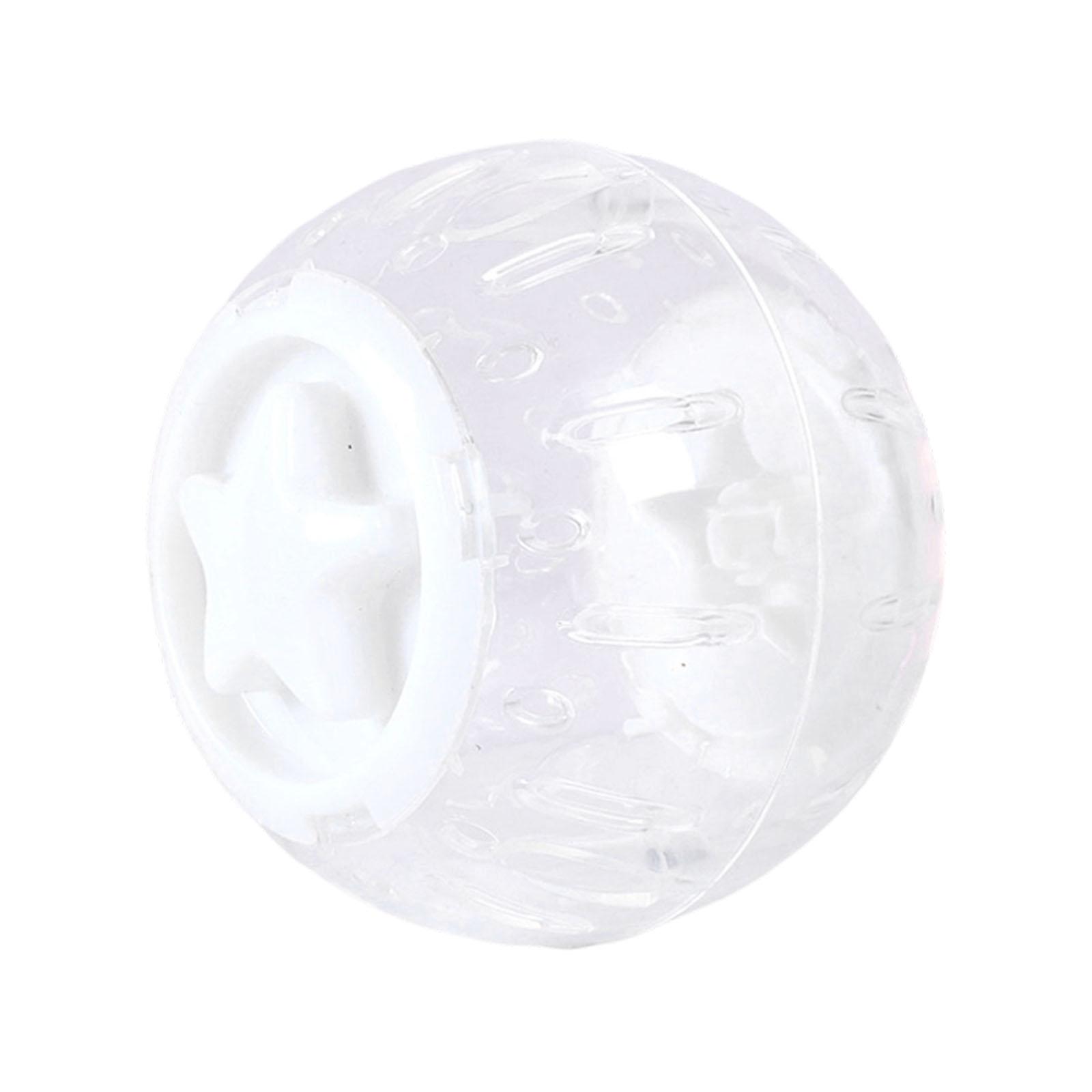 

Hamster Ball 21cm Sturdy Plastic Exercise Wheel Toy for Guinea Pig Rabbit Small Pets Temporary Space белый
