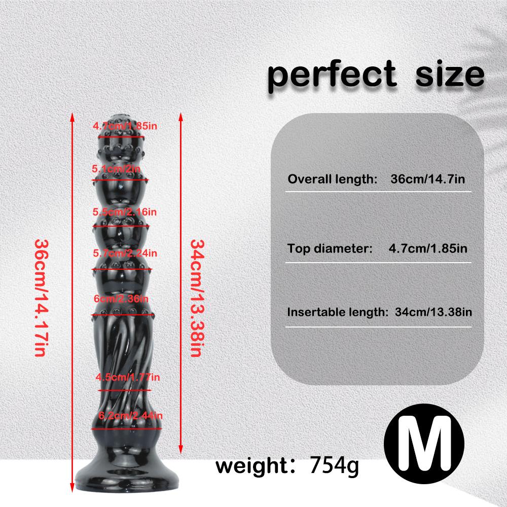 Huge Anal Butt Plug for Women Beads Butt Plug Big Anal Dilator Prostate Massager  Masturbators Adult Sex Toy