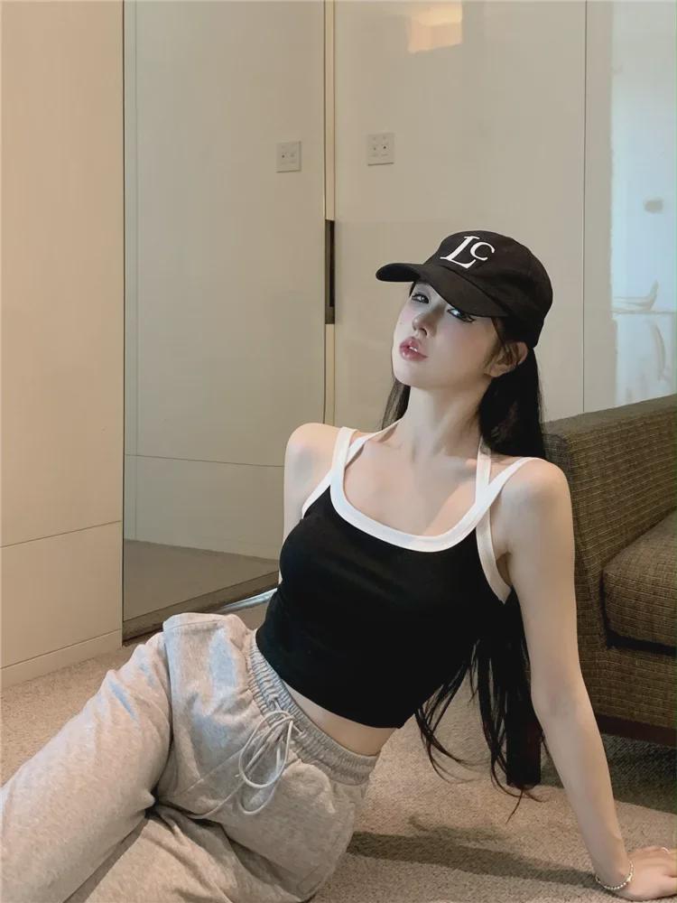 2023 Summer Slim Fit Sleeveless Off-Shoulder Halter Top for Women