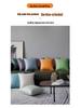 Luxury Retro Faux Leather Pillow Cover with Lychee Pattern - Soft Headboard, Office Cushion, Sofa Throw.