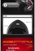 AD Unisex Full Face Motorcycle Helmet with LED Taillight, All-Season, Flip-Up, 3C/DOT Certified.