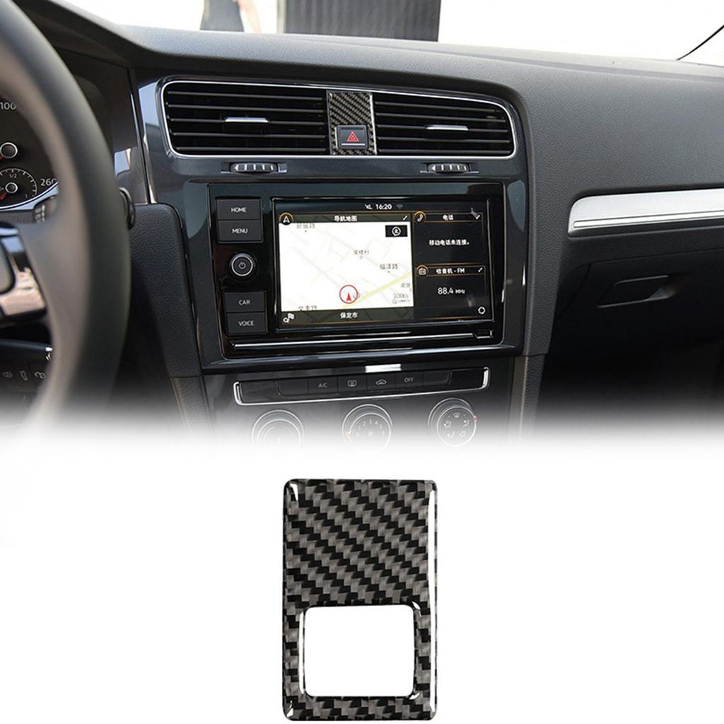 High Durability Carbon Fiber Warning Light Cover Sticker Area Stickers Suitable for Golf 7 Personalizing Interior Design