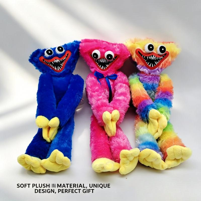 Regenbogen Flauschiges Monster Plüschtier Lange Arme Beine Weiches Kuschelkissen Niedlicher Cartoon Haus Sofa Dekor Geburtstagsgeschenk