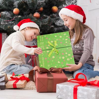 Pusty Kalendarz Adwentowy 24 Dni 2025 Składane Pudełko Świąteczne Puste dla Dorosłych Dekoracje Domowe Upominki Imprezowe na Artykuły Biurowe Biżuterię