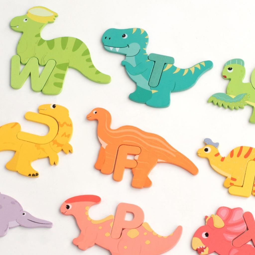 Dinosaur Letter Matching Toys, Children's Educational Toys, Early Education Learning Letters, Cultivating Early Language