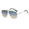 New Frameless Gradient Sunglasses Women Fashion Lightweight Sun glasses UV400