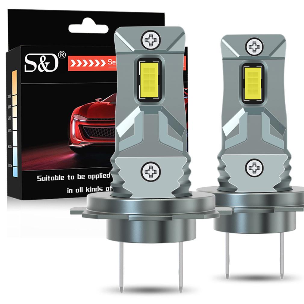 2st 15000LM H7 H4 LED Strålkastarlampor H11 H8 H1 Canbus Bil Dimljus 35W Fläktlös LED-lampa Auto Körljus 12V 6500K Plug&Play